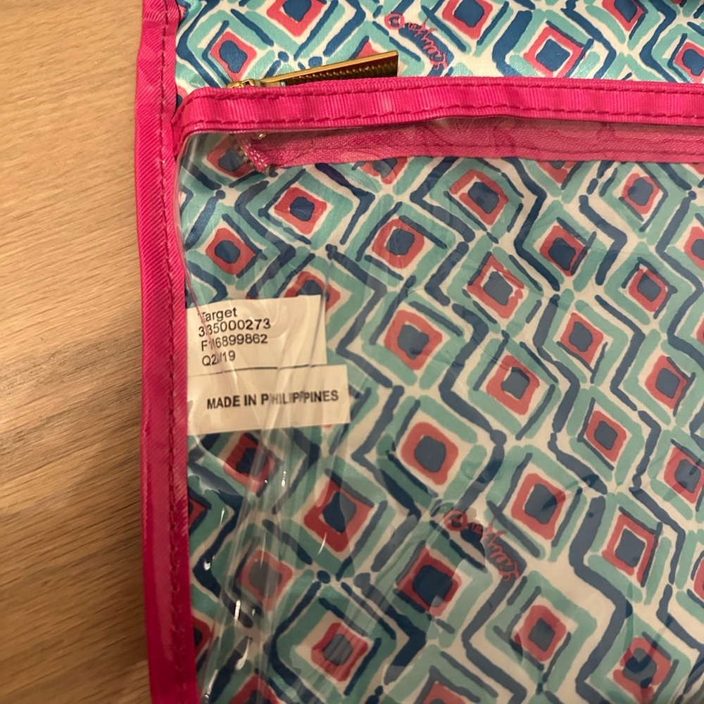 Lilly Pulitzer for Target Pink and Blue Patterned Hanging Organizer - Picture 8 of 8